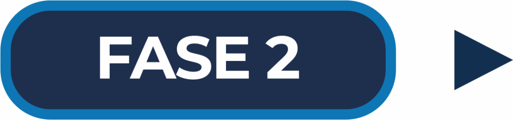 Fase 2 box astratto con freccia